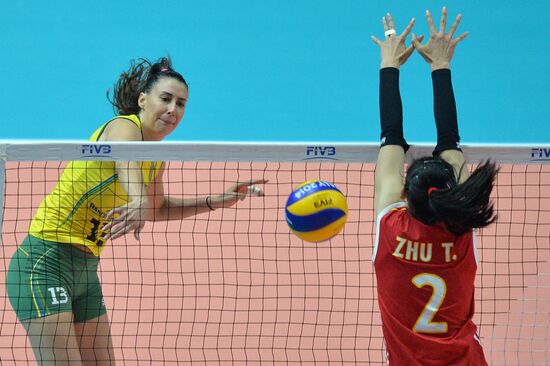 2014 FIVB Volleyball Women's World Championship. Brazil vs. China