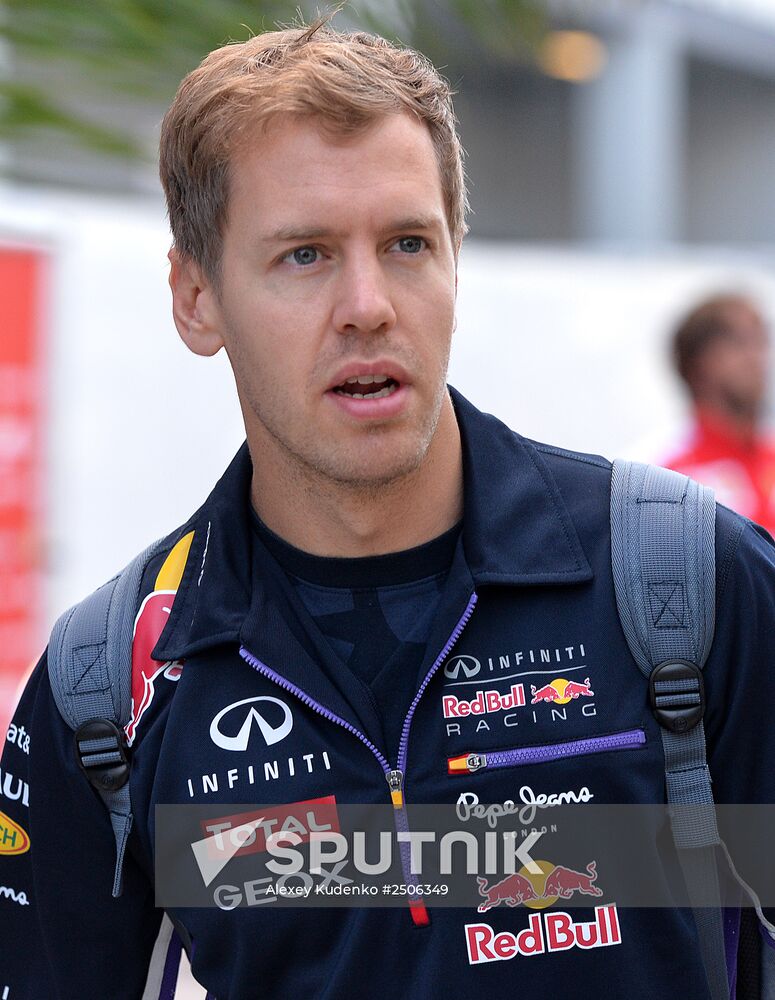 Preparations for 2014 Formula 1 Russian Grand Prix