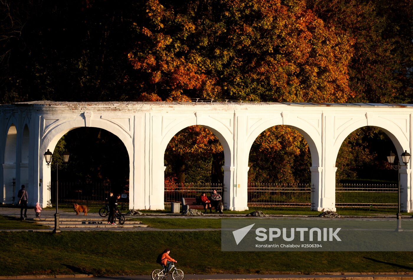 Golden autumn in Veliky Novgorod