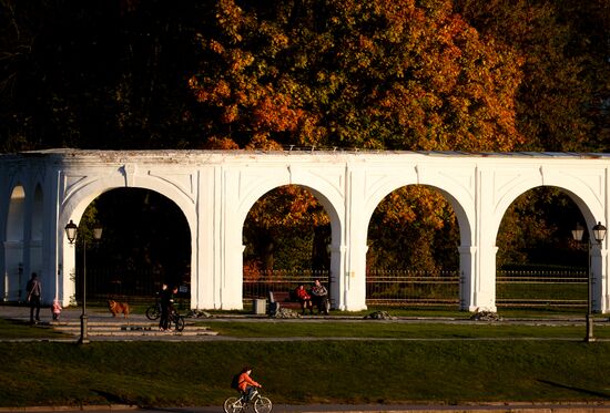 Golden autumn in Veliky Novgorod
