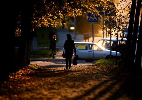 Golden autumn in Veliky Novgorod