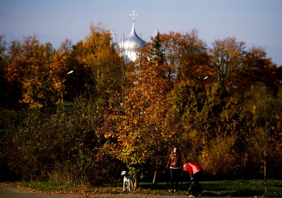 Golden autumn in Veliky Novgorod