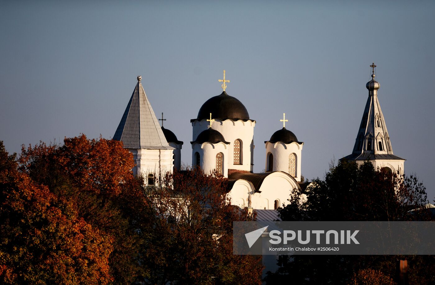 Golden autumn in Veliky Novgorod