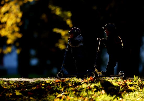 Golden autumn in Veliky Novgorod