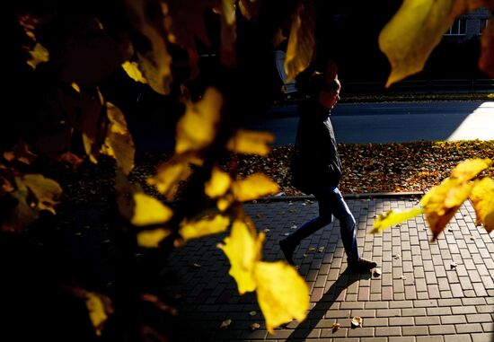 Golden autumn in Veliky Novgorod