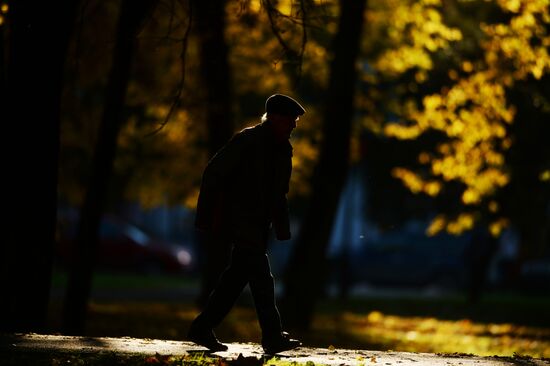 Golden autumn in Veliky Novgorod