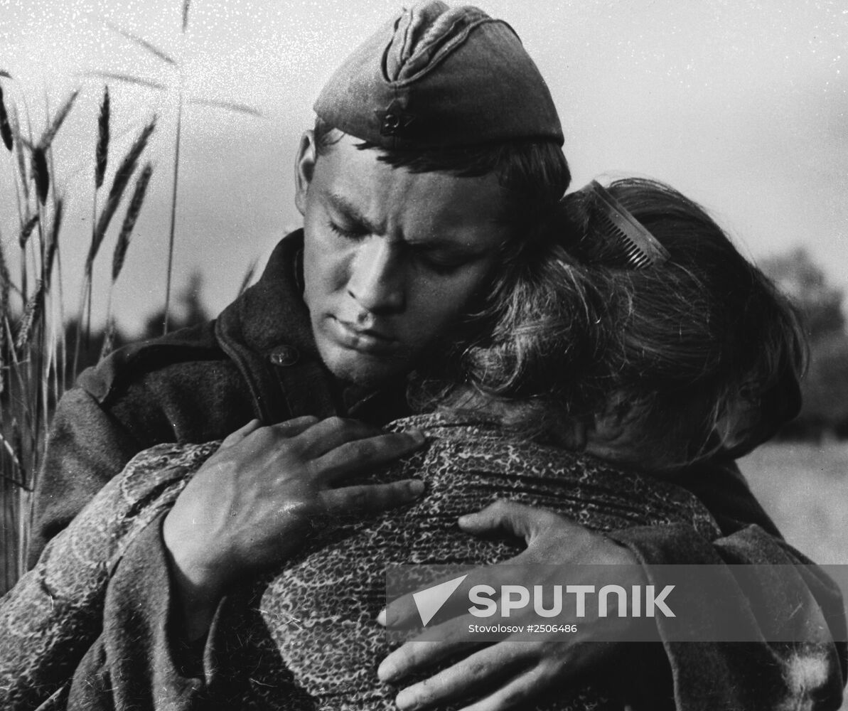 Shot from film "Ballad of a Soldier"