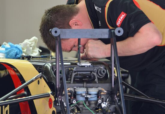 Preparations for 2014 Formula 1 Russian Grand Prix