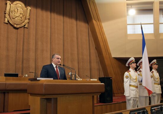 Electing Head of the Republic of Crimea