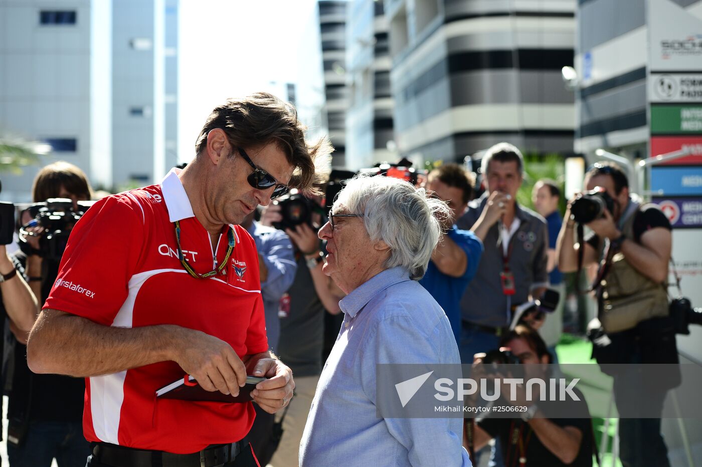 Preparations for 2014 Formula 1 Russian Grand Prix