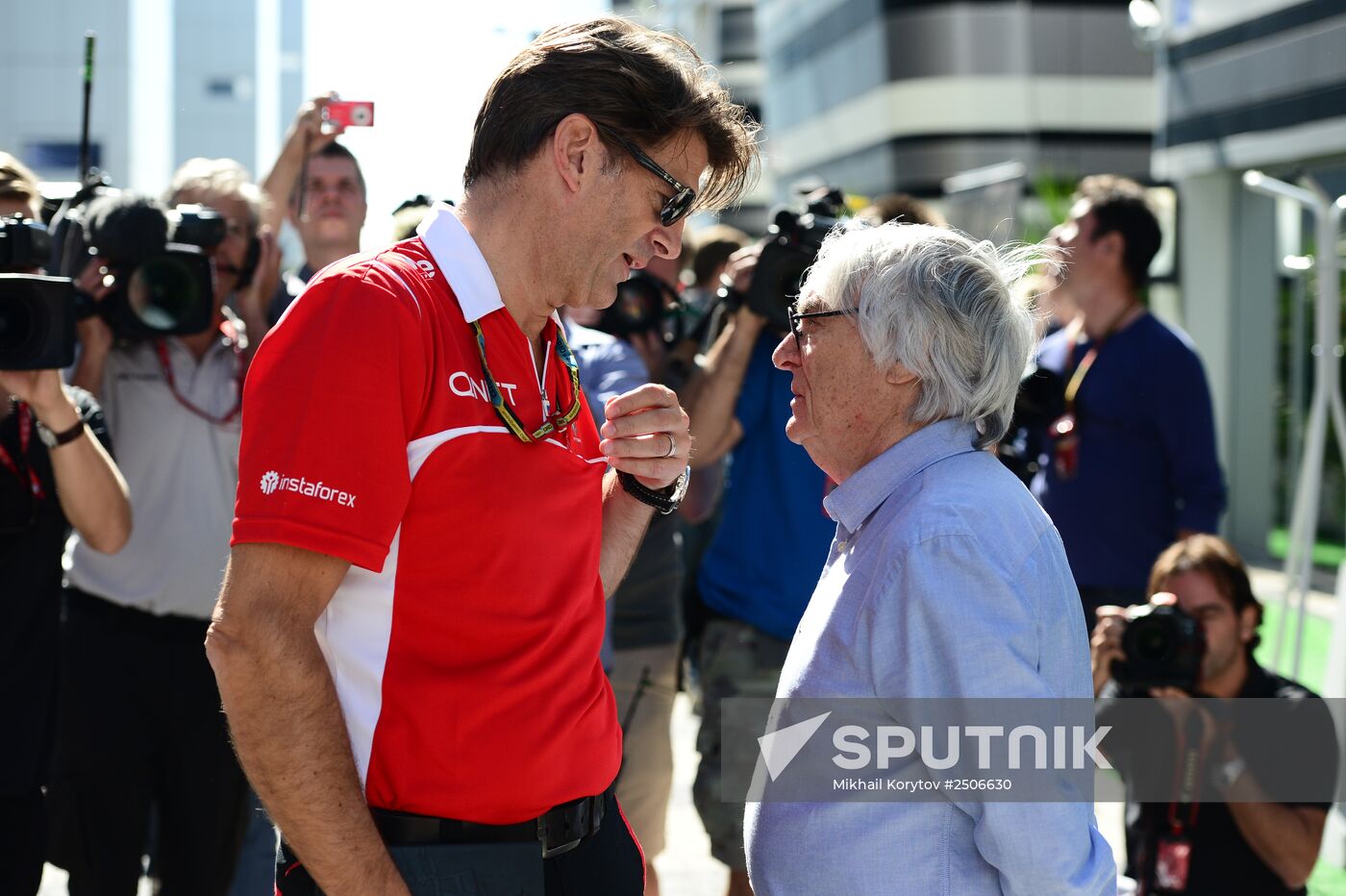 Preparations for 2014 Formula 1 Russian Grand Prix