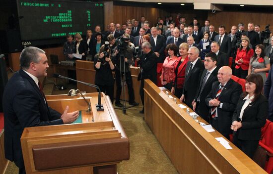 Electing Head of the Republic of Crimea