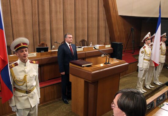 Electing Head of the Republic of Crimea