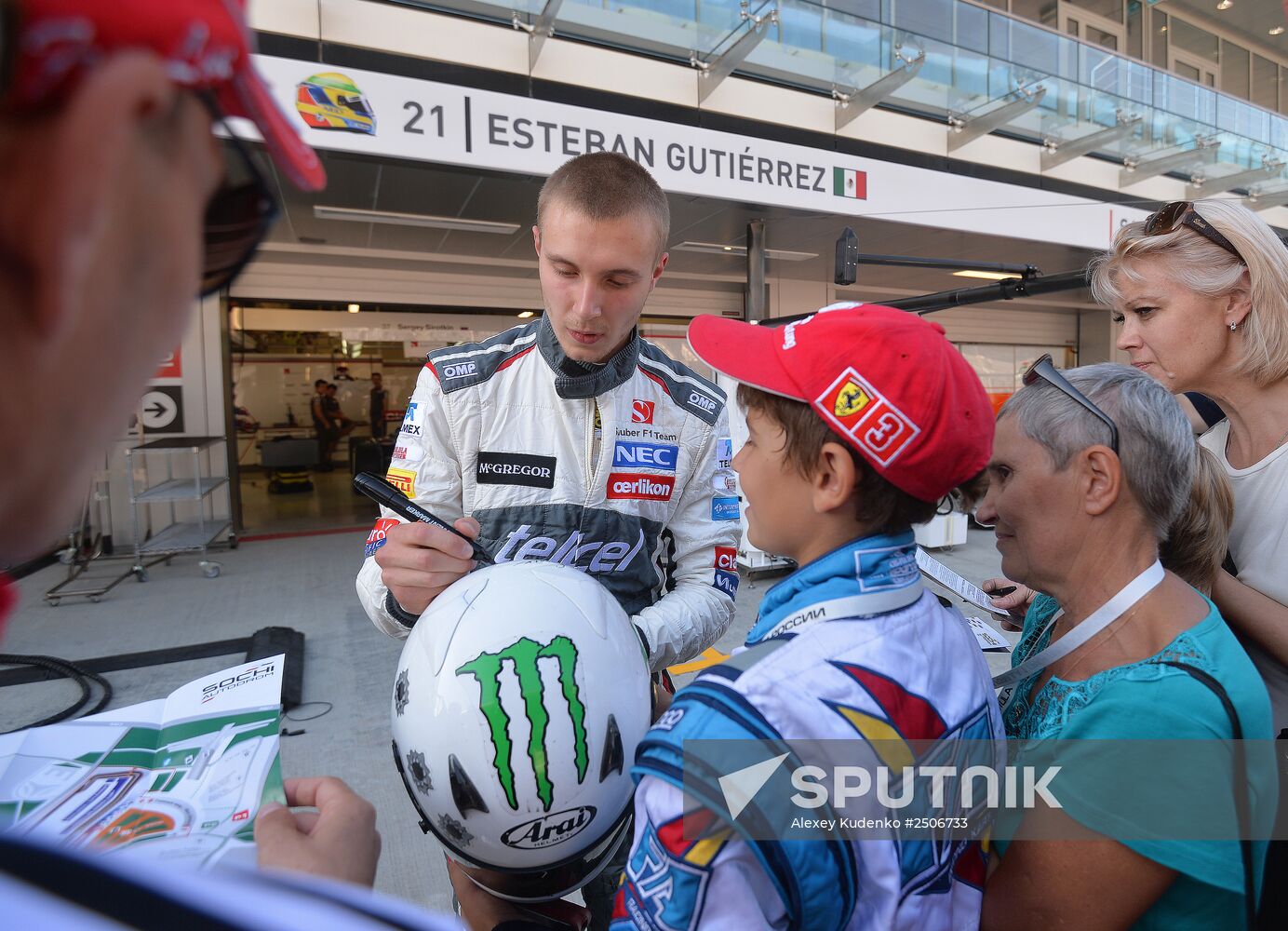 Preparations for 2014 Formula 1 Russian Grand Prix