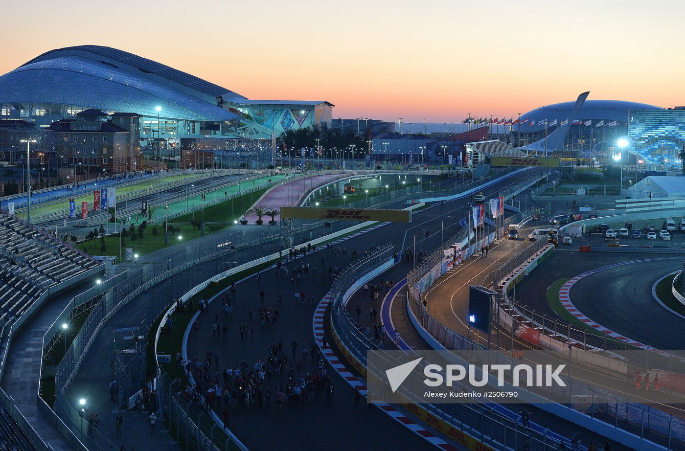 Preparations for 2014 Formula 1 Russian Grand Prix
