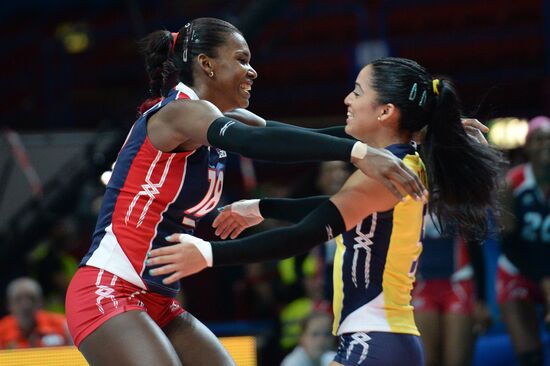 2014 FIVB Volleyball Women's World Championship. China vs. Dominican Republic