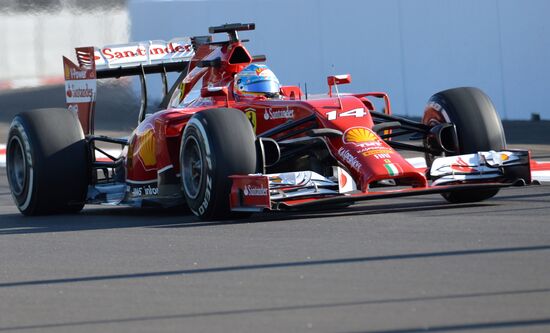 2014 Formula 1 Russian Grand Prix. Free practice