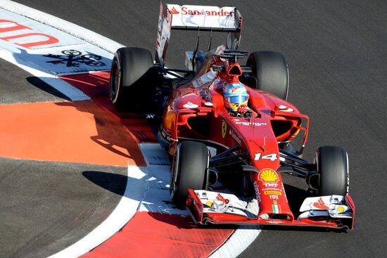 2014 Formula 1 Russian Grand Prix. Free practice