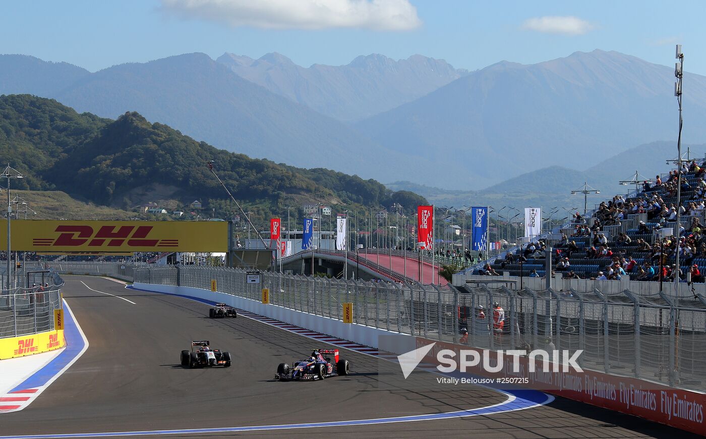 2014 Formula 1 Russian Grand Prix. First practice