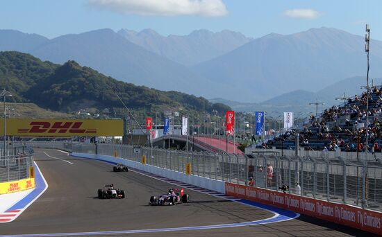 2014 Formula 1 Russian Grand Prix. First practice