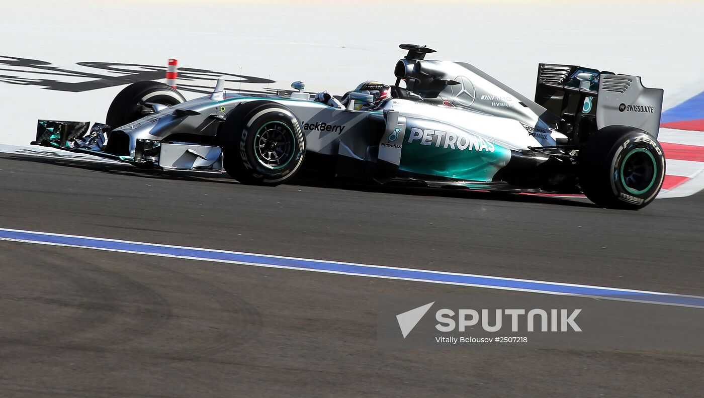 2014 Formula 1 Russian Grand Prix. First practice