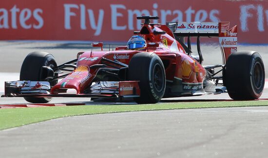 2014 Formula 1 Russian Grand Prix. First practice