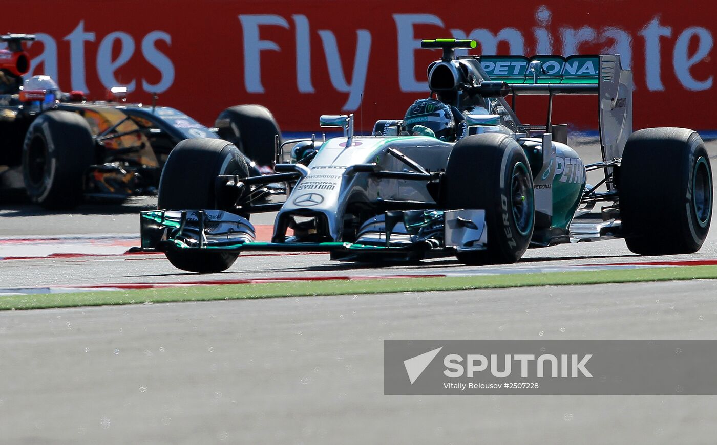 2014 Formula 1 Russian Grand Prix. First practice