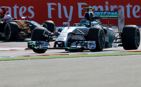 2014 Formula 1 Russian Grand Prix. First practice