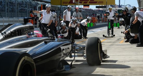 2014 Formula 1 Russian Grand Prix. First practice