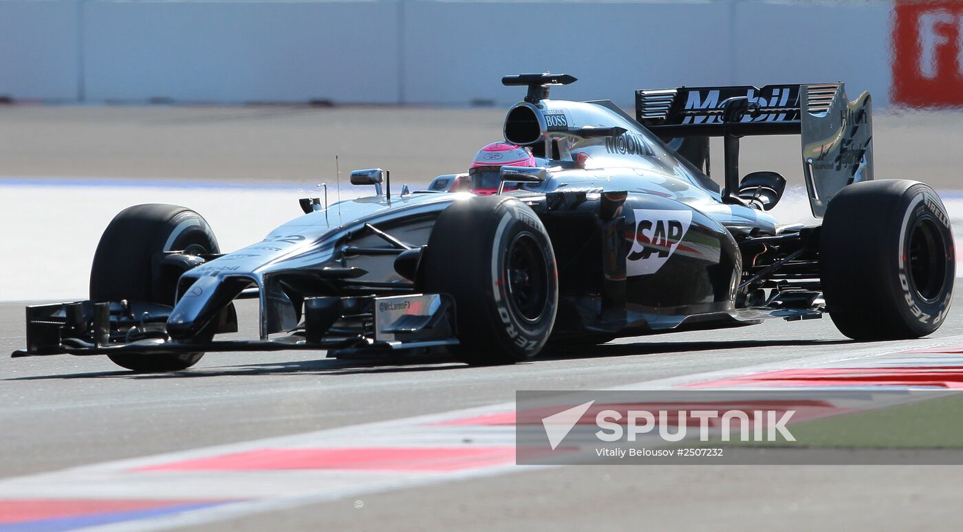 2014 Formula 1 Russian Grand Prix. First practice