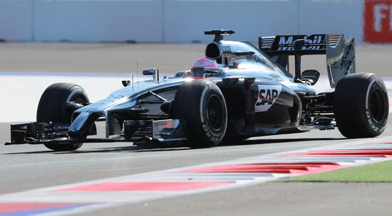 2014 Formula 1 Russian Grand Prix. First practice