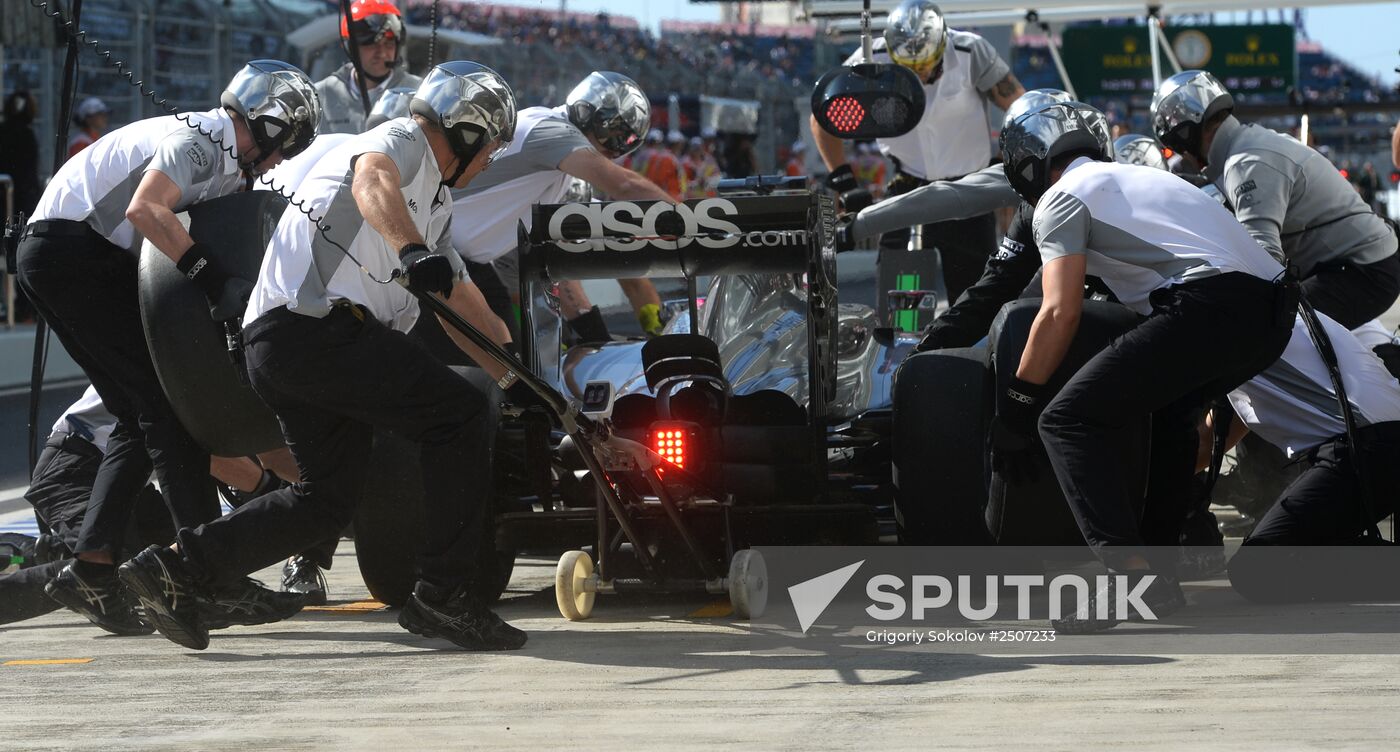 2014 Formula 1 Russian Grand Prix. First practice