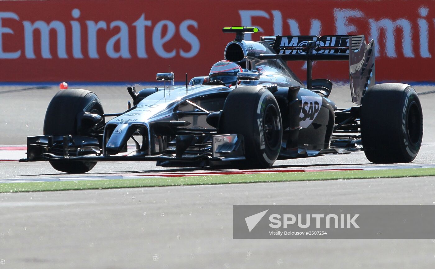 2014 Formula 1 Russian Grand Prix. First practice