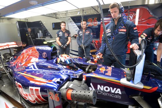 2014 Formula 1 Russian Grand Prix. First practice