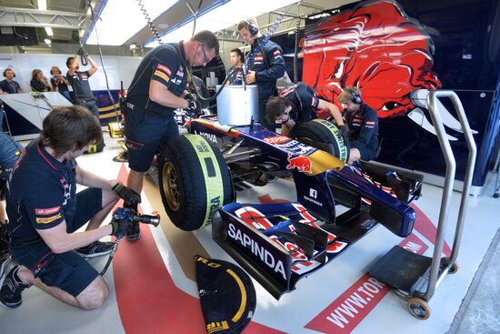 2014 Formula 1 Russian Grand Prix. First practice