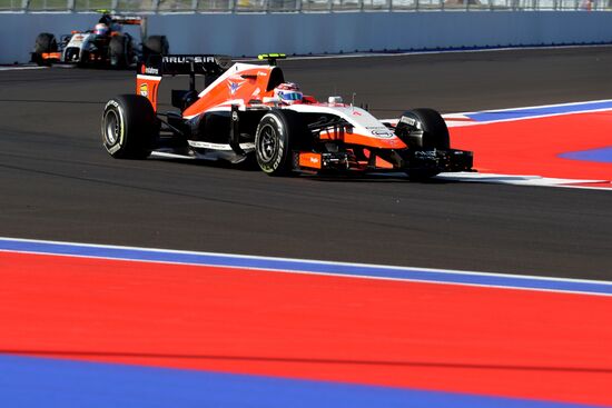 2014 Formula 1 Russian Grand Prix. Free practice