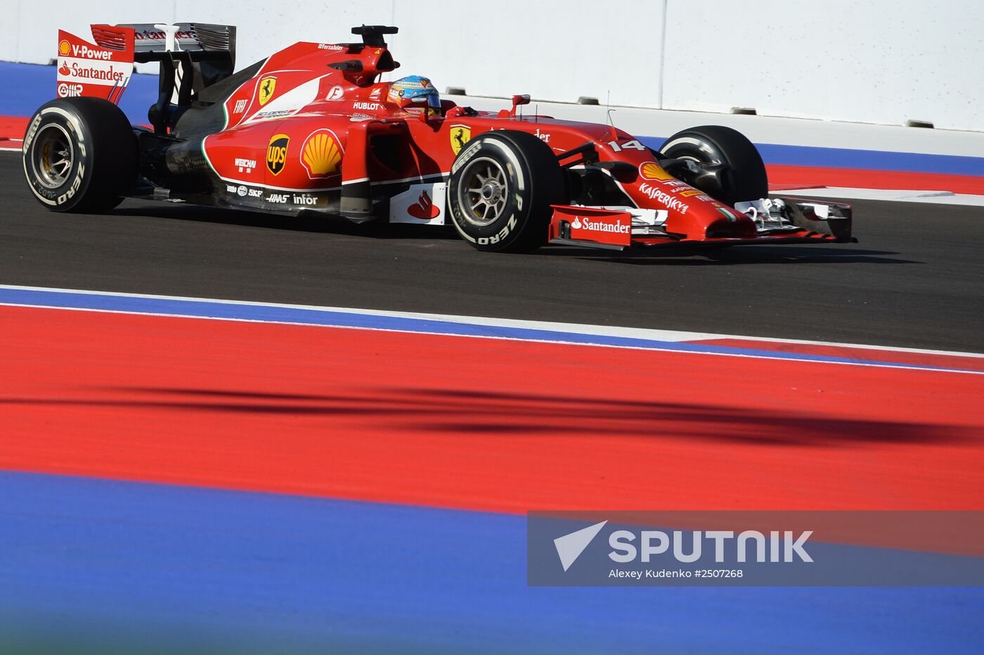 2014 Formula 1 Russian Grand Prix. Free practice