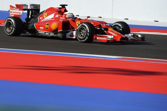 2014 Formula 1 Russian Grand Prix. Free practice