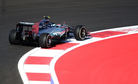 2014 Formula 1 Russian Grand Prix. Free practice