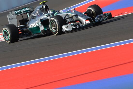 2014 Formula 1 Russian Grand Prix. First practice