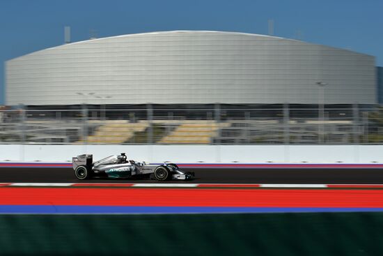 2014 Formula 1 Russian Grand Prix. First practice
