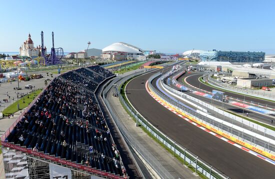 2014 Formula 1 Russian Grand Prix. First practice