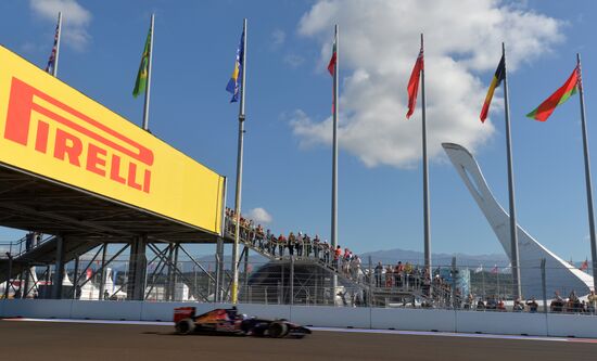 2014 Formula 1 Russian Grand Prix. First practice