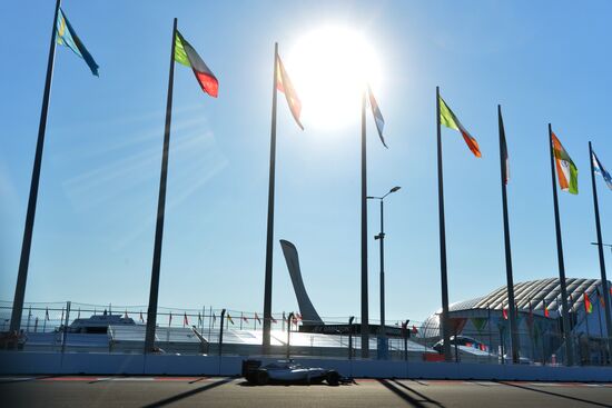 2014 Formula 1 Russian Grand Prix. First practice