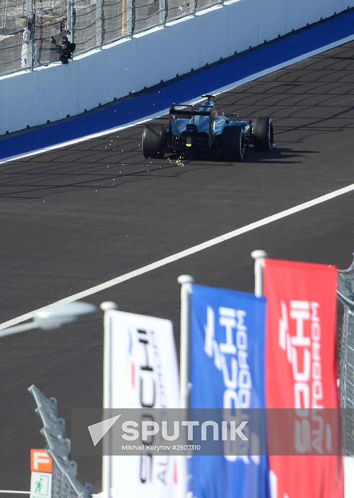 2014 Formula 1 Russian Grand Prix. First practice