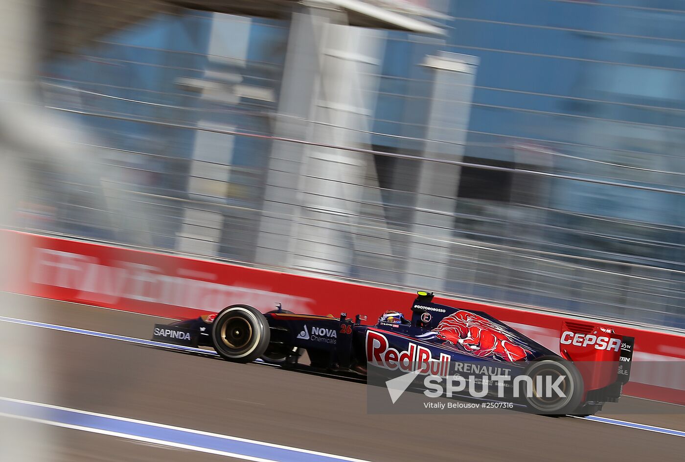 2014 Formula 1 Russian Grand Prix. First practice