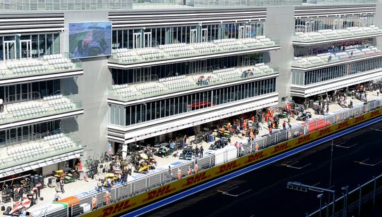 2014 Formula 1 Russian Grand Prix. Free practice