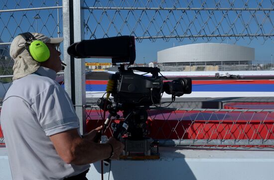 2014 Formula 1 Russian Grand Prix. Free practice