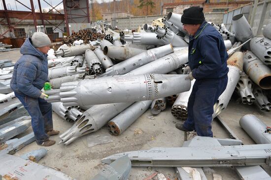 Recycling military equipment in Chelyabinsk Region