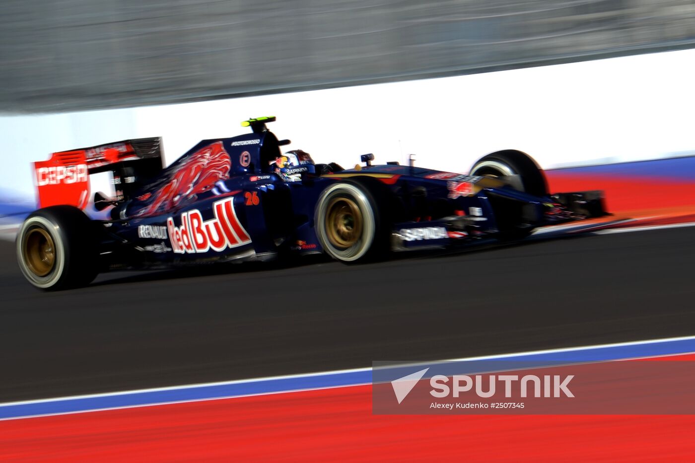 2014 Formula 1 Russian Grand Prix. Free practice